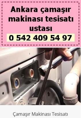 Ankara çamaşır makinası tamiri ustası